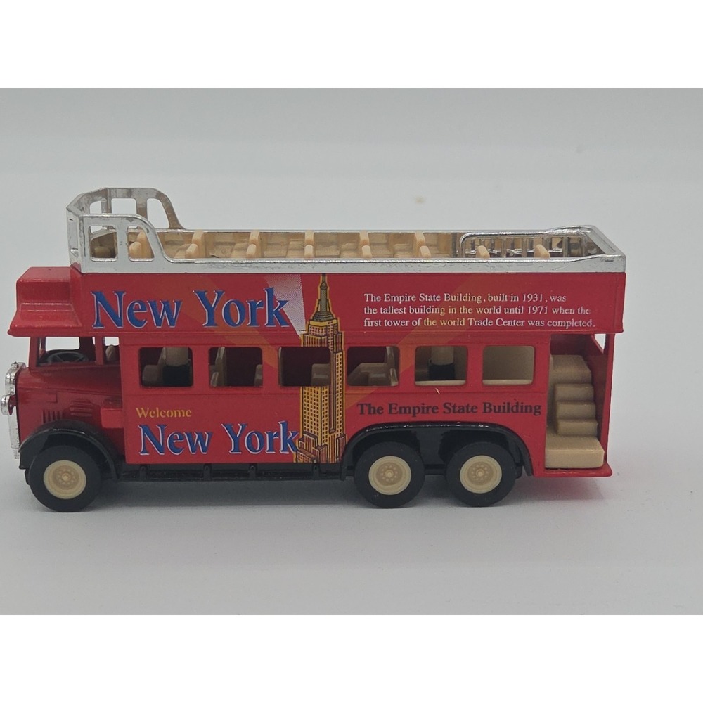 NEW YORK CITY DOUBLE DECKER SIGHT SEEING TOUR BUS SUNNYSIDE LTD 5" Long D